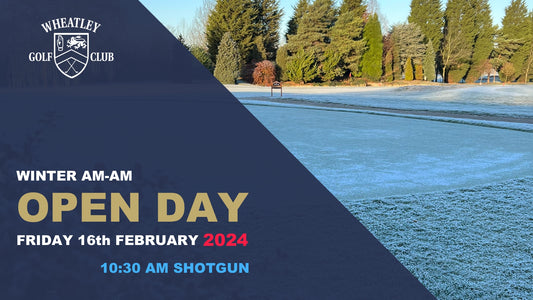 WINTER OPEN DAY TEE SHEET | FEB 16th 2024
