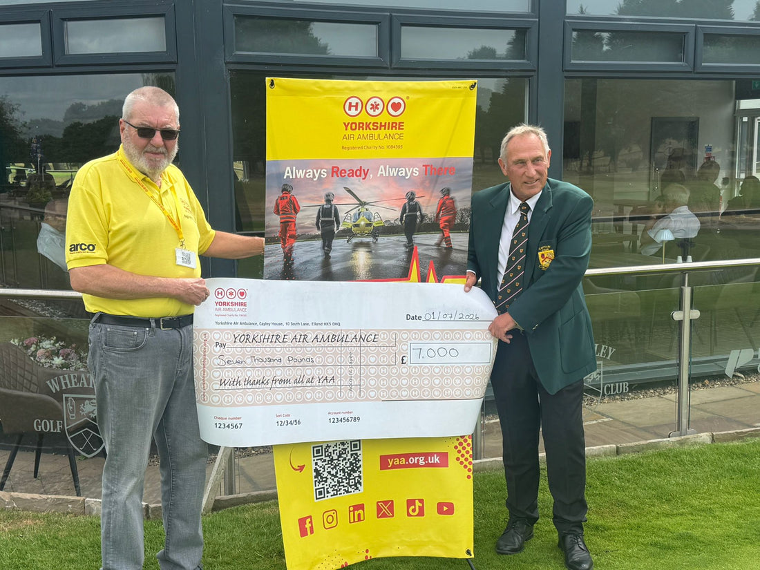 Captain’s Charity Presentation – £7,000 Raised