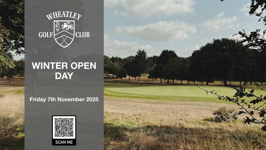 Winter Open Day Start Sheet - Friday 7th November 2025